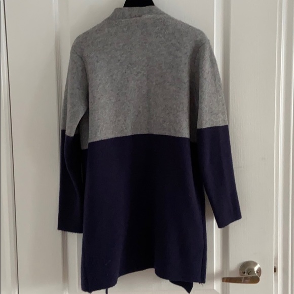 Colourblock Longline Cardigan - Picture 2 of 4